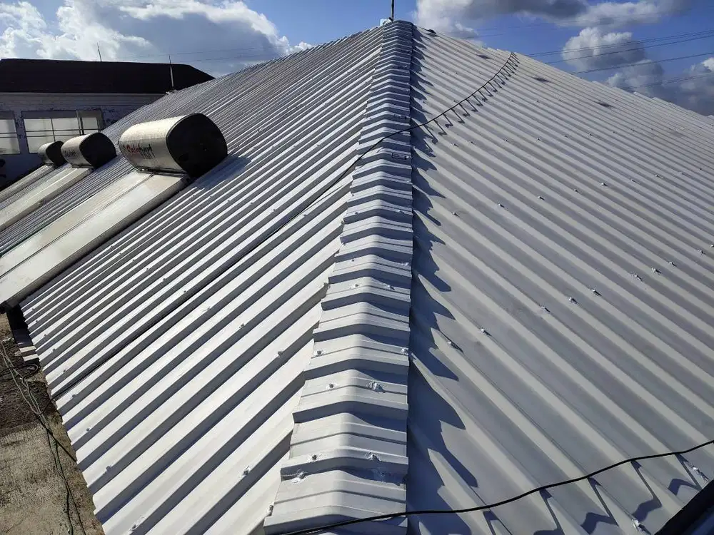 Ganti Renovasi Atap Lapuk Dgn Baja Ringan Atap UPVC ALDERON/DRSHIELD