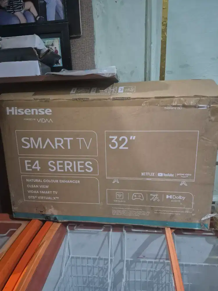 Led Tv Hisense 32 Android segel mulus fullset dus