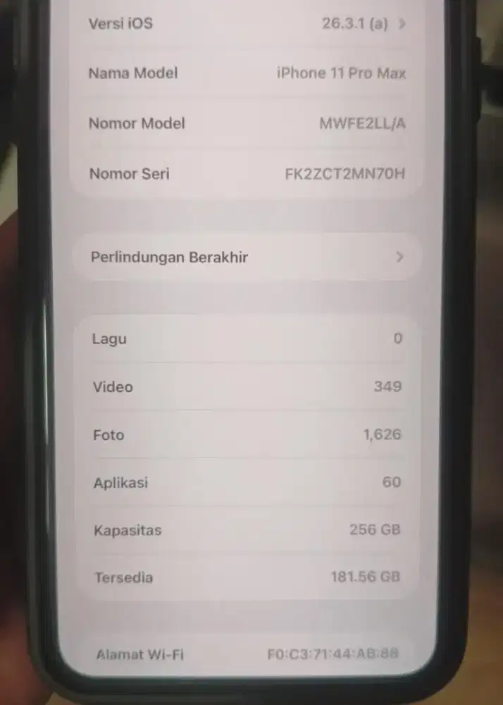 Iphone 11PM 256GB ex inter all op