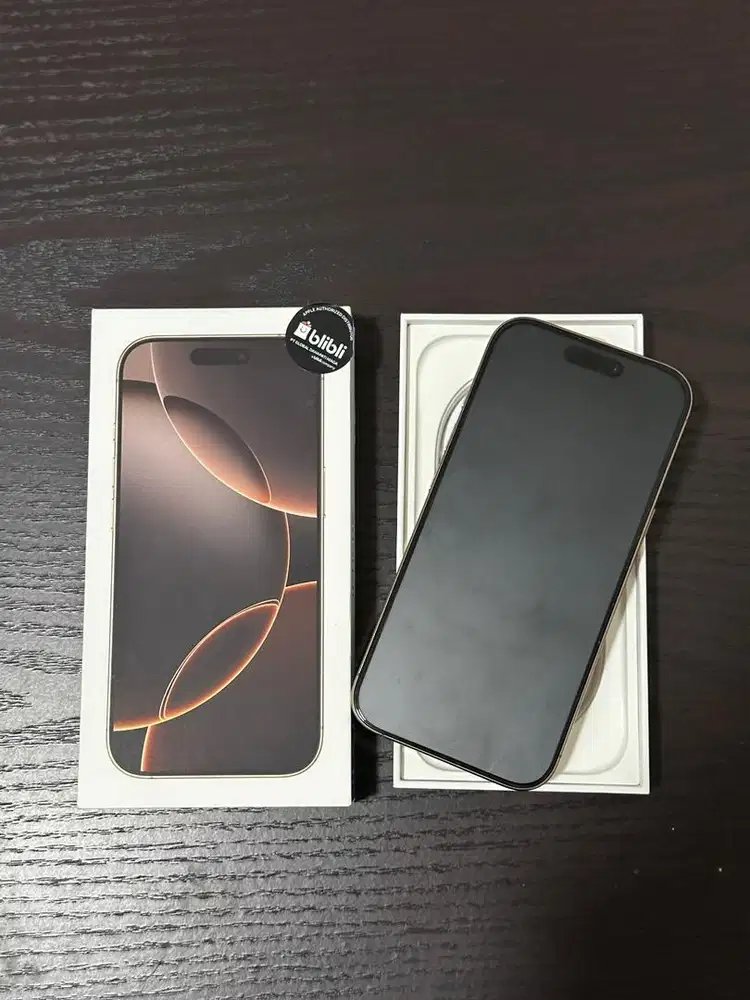 Iphone 16 pro Blibli 128gb garansi on