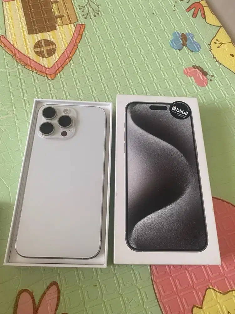 Iphone 15 promax 256 ibox titanium white