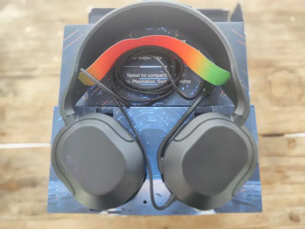 Headset Gaming Jlab Nightfall 3.5mm Headphone Mic Meeting PS4 PS5 Xbox