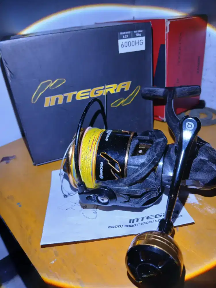 Rell irolly integra SW 6000 badak fight dengan ikan predator