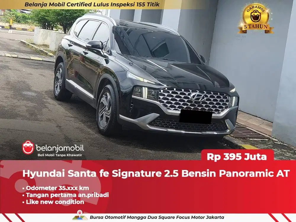 [ GARANSI 5TH ] Hyundai Santafe Santa fe Signature 2.5 AT 2023 2024