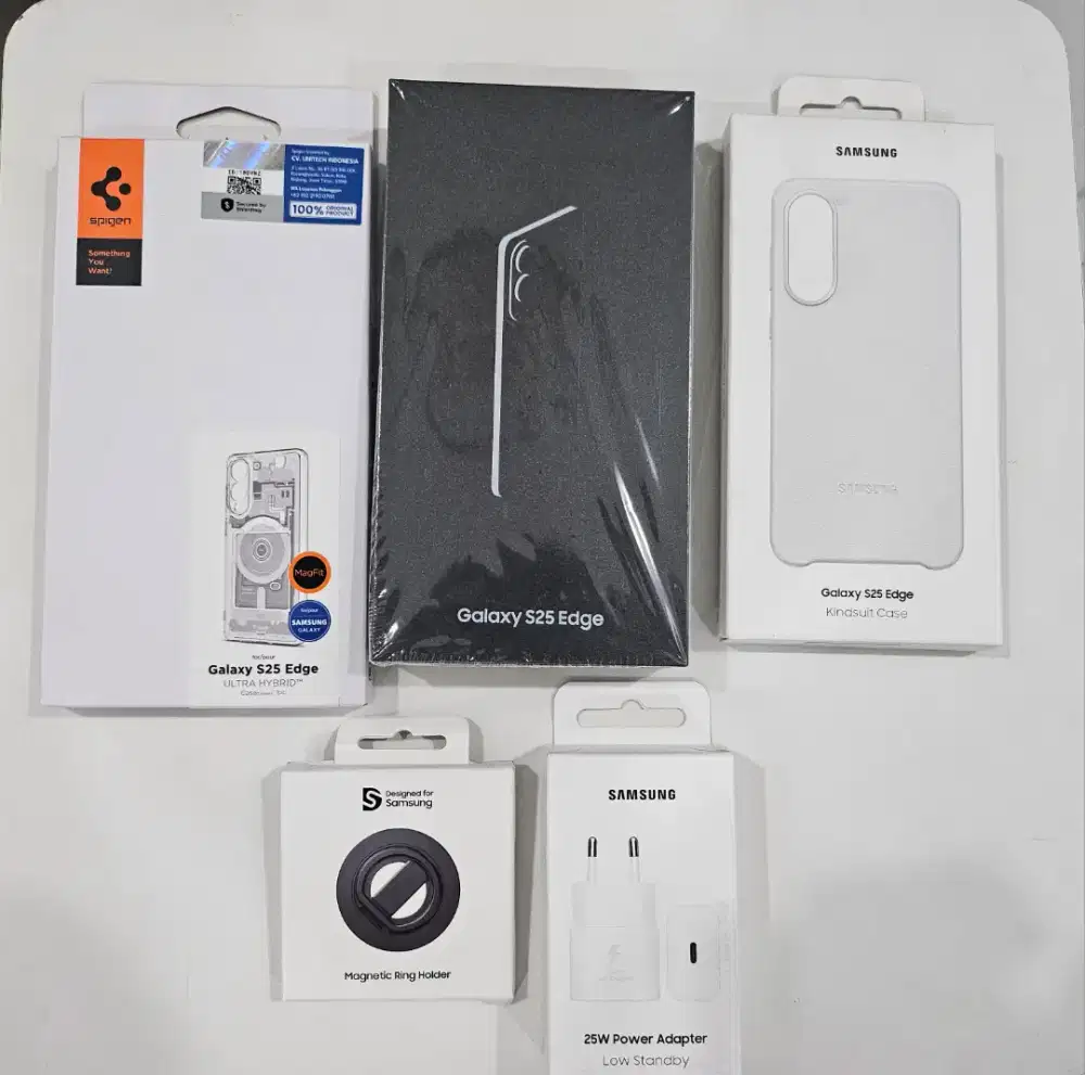 Samsung Galaxy S25 Edge 12/256gb Titanium silver + ACC Original