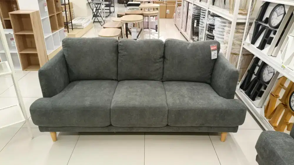 Sofa Zuko 3 Seater Dark Grey