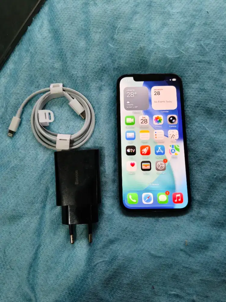 iPhone 12 Pro 256GB Blue All Operator BH 100% Unit + Charger 20W