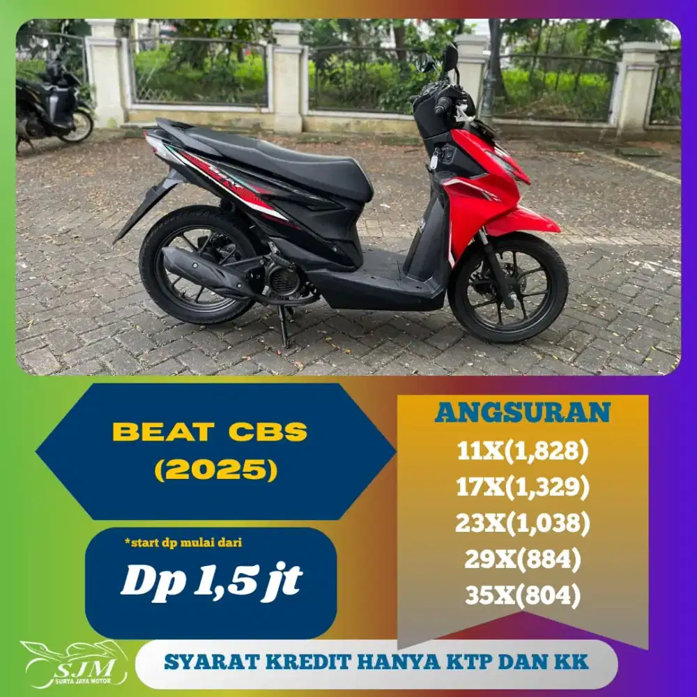 HONDA BEAT CBS 2025 SIAP PAKAI