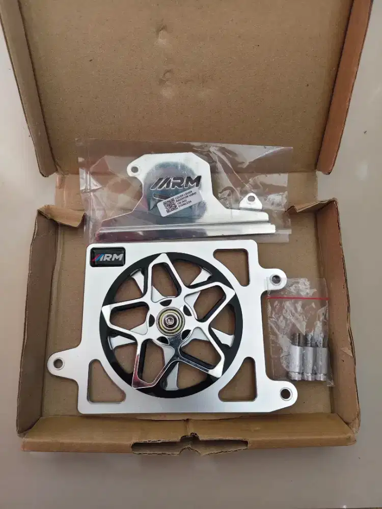 PAKETAN COVER RADIATOR SPINER 3D ARUMI TYPE BINTANG+LEHERAN RADIATOR