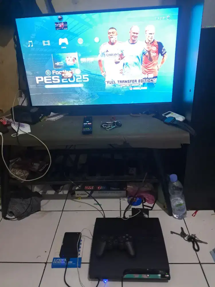 full set PS3 320 gb + hard disk 500 gb