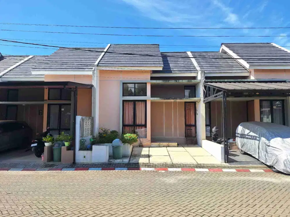 Rumah Modern Sejuk Hadap Taman dan View Gunung Salak Siap Huni di Bukit Ayana Ciomas