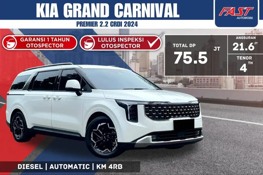 KIA GRAND CARNIVAL PREMIERE 2.2 CRDi DIESEL AT 2024 11 SEAT LOW KM.4RB