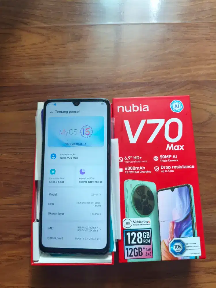 Nubia V70 MAX 6+6/128