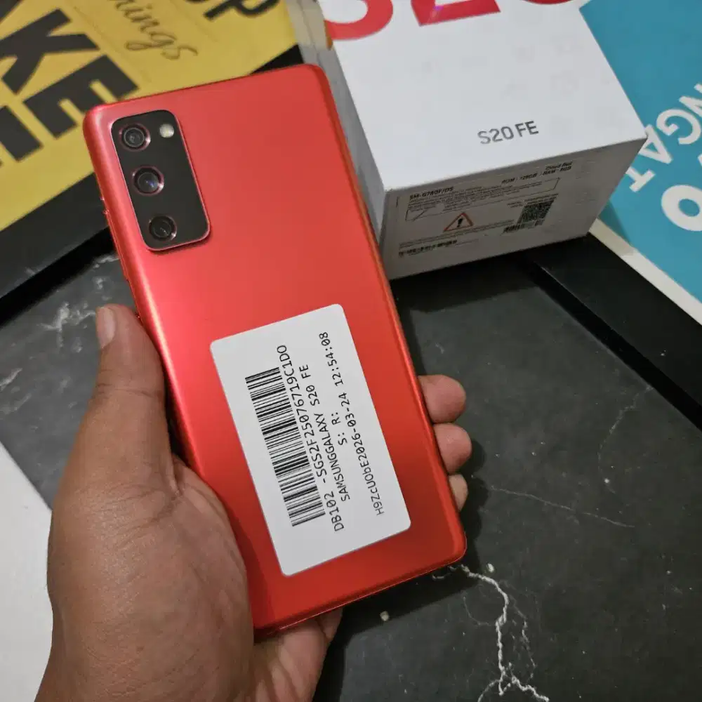 SAMSUNG GALAXY S20 FE 8/128 GB WHITBOX DUAL RESMI EX SEIN MULUS