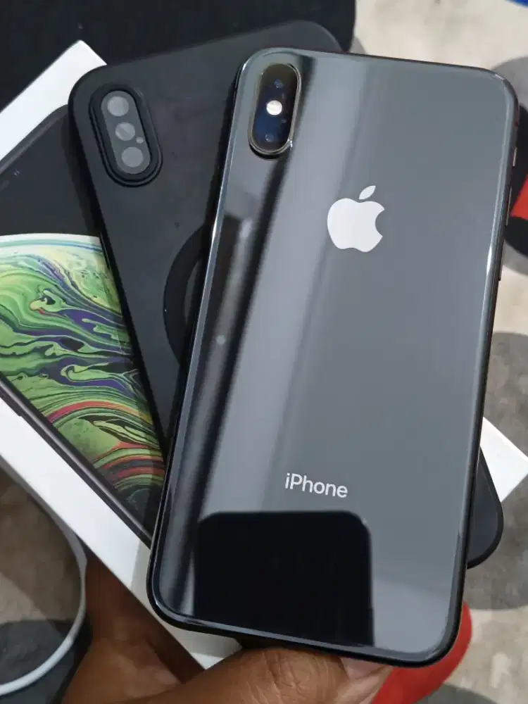 iPhone xs inter 256gb all operator siap riset fullset