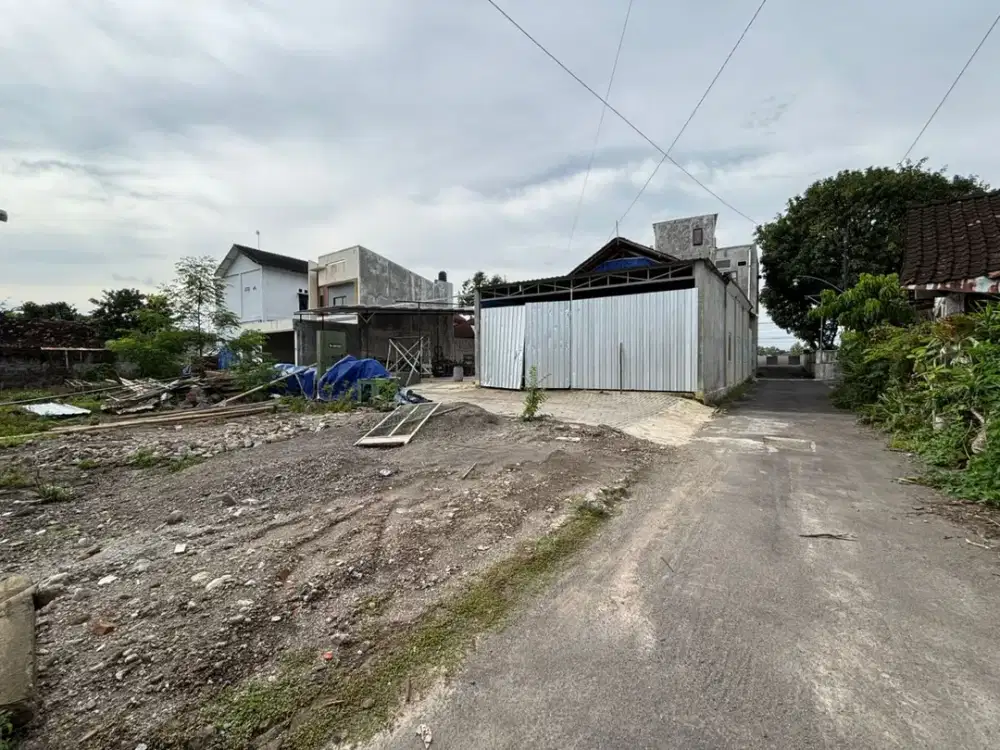 Tanah Prambanan Pinggir Jl. Raya Jogja Solo Siap AJB