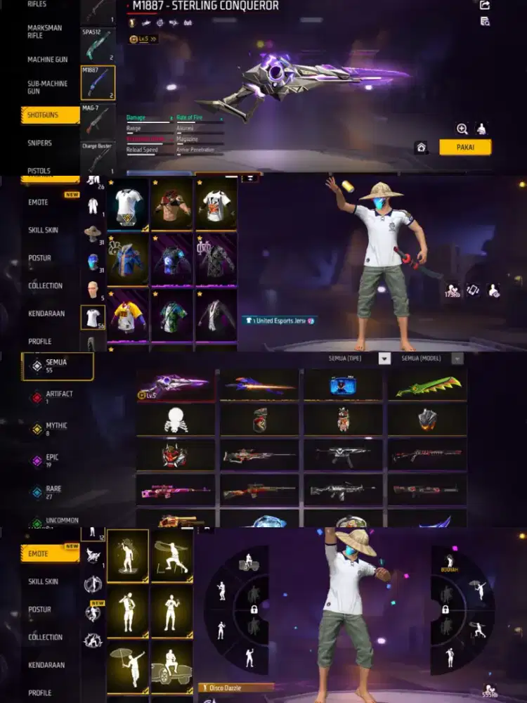 JB RANZZ JUAL BELI AKUN FF AMAN DAN AMANAH