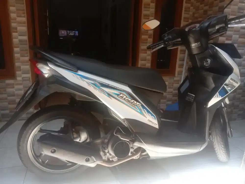 Honda Beat Fi 2016 Warna Putih Mesin Mantap Irit Bensin Surat Lengkap