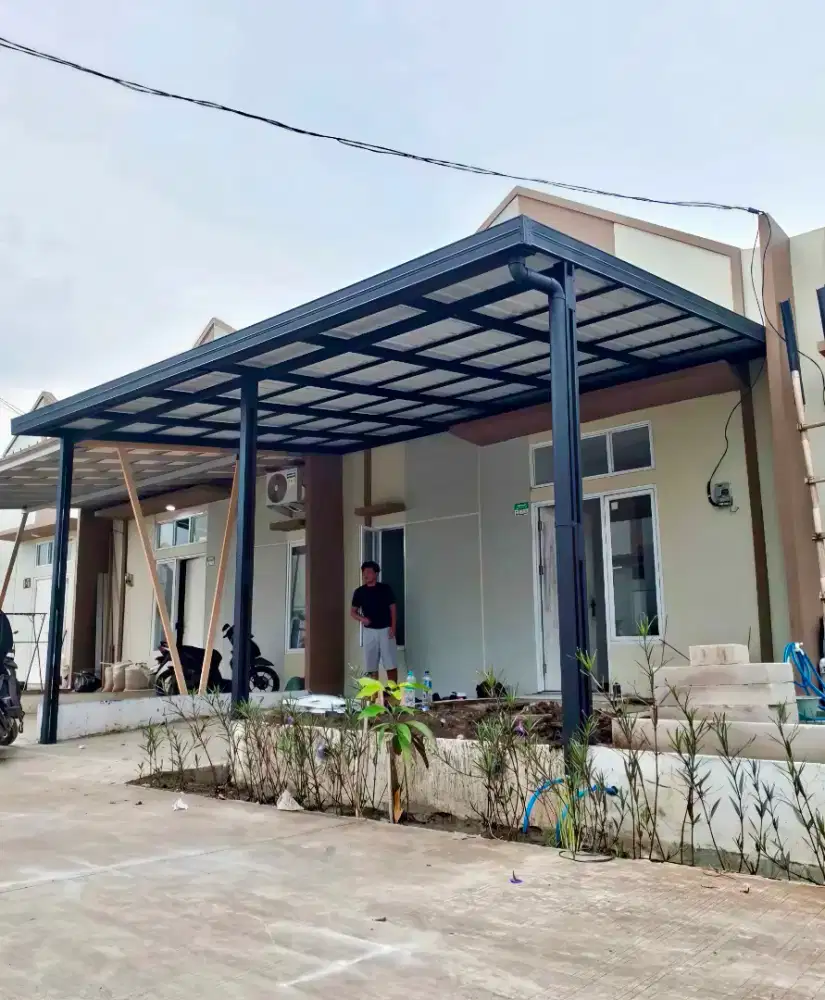 Pasang kanopi dan garasi baja ringan