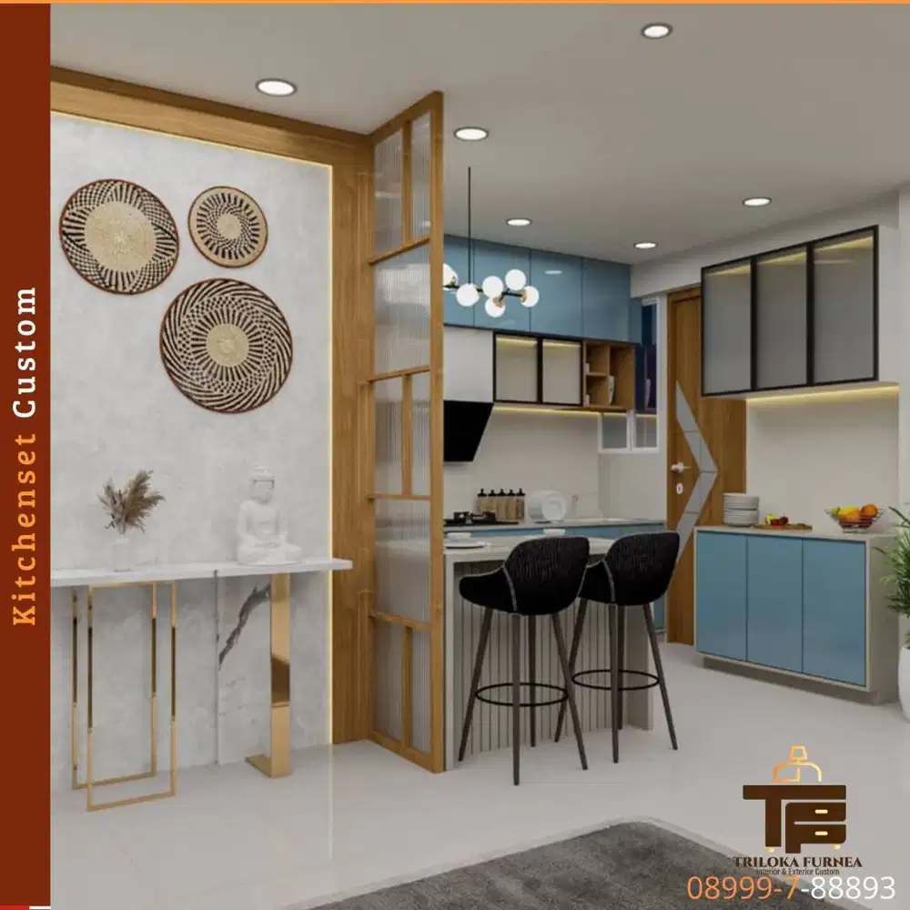 JASA INTERIOR CUSTOM KITCHENSET HARGA TERBAIK
