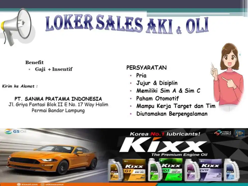 Cari salesman otomotif