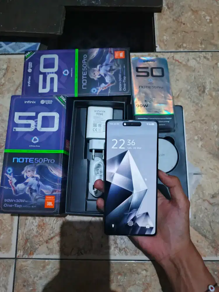 Infinix Note 50 Pro Ram 8+8/256 Fullset