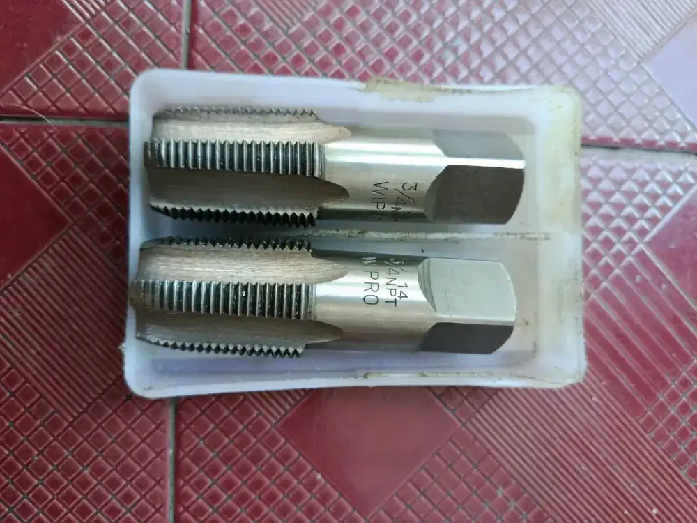 Hand Tap 3/4x14 NPT pembuat lubang ulir