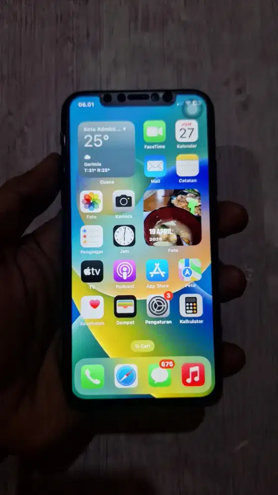 iPhone X 64Gb Fullset ORI Inter