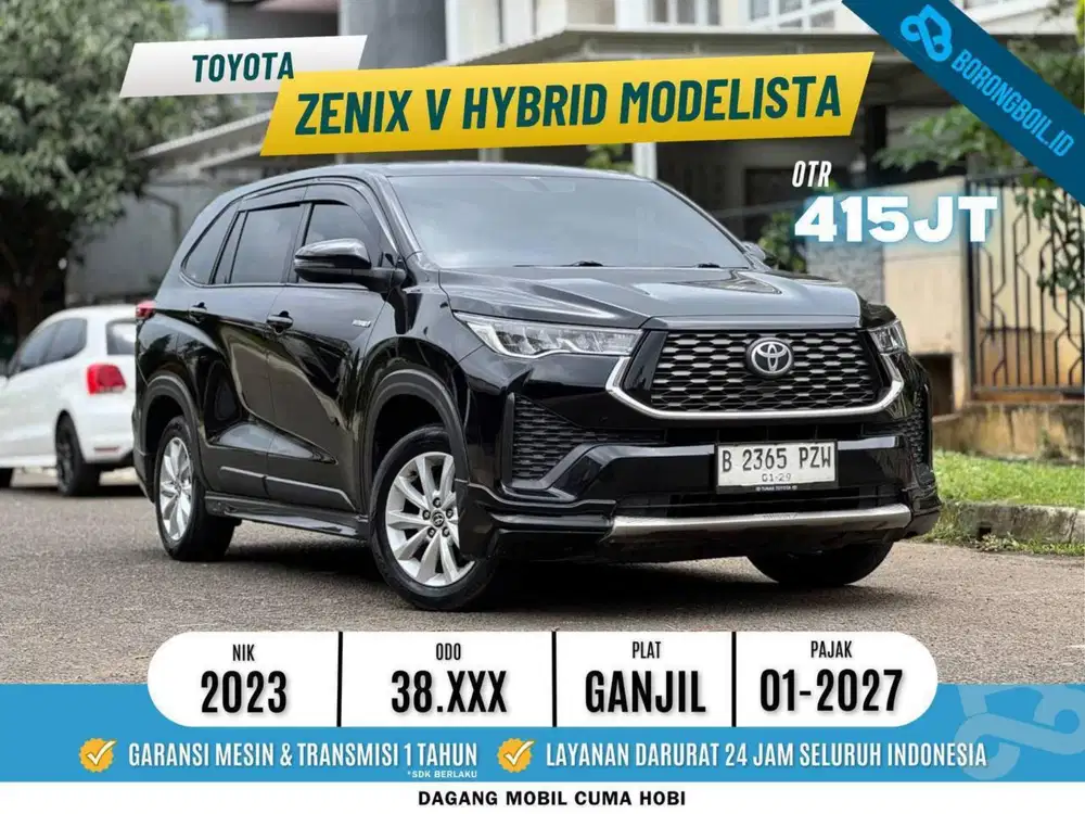 Toyota Innova Zenix V Hybrid Modelista AT 2023 Hitam Metalik