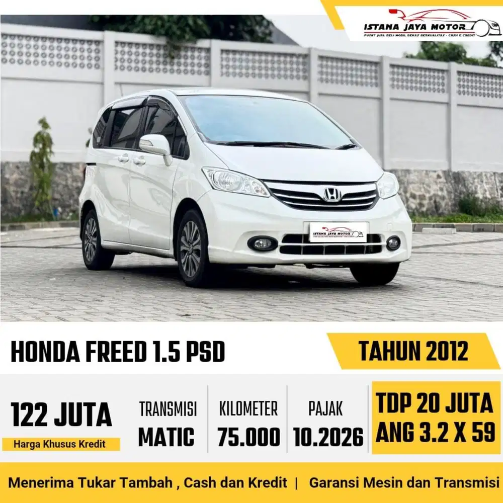 Honda Freed PSD AT th 2012 #istana jaya motor