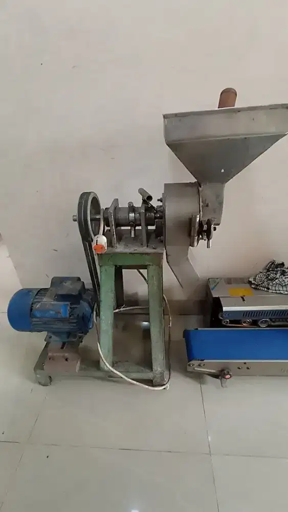 Mesin giling cabe motor listrik