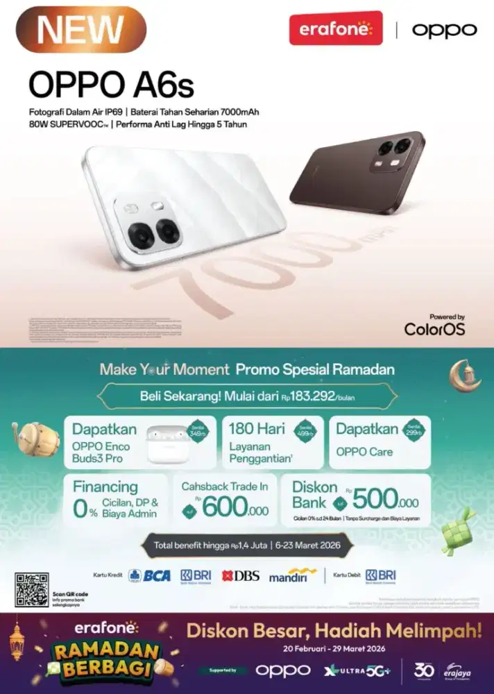 Promo Oppo A6s Free Encobuds