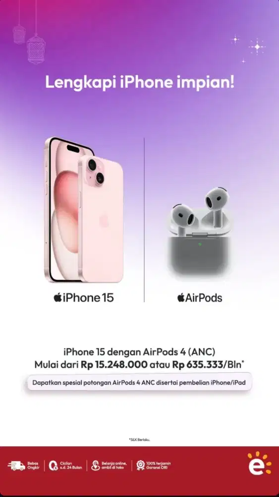 Promo terbaru Iphone 15 Series