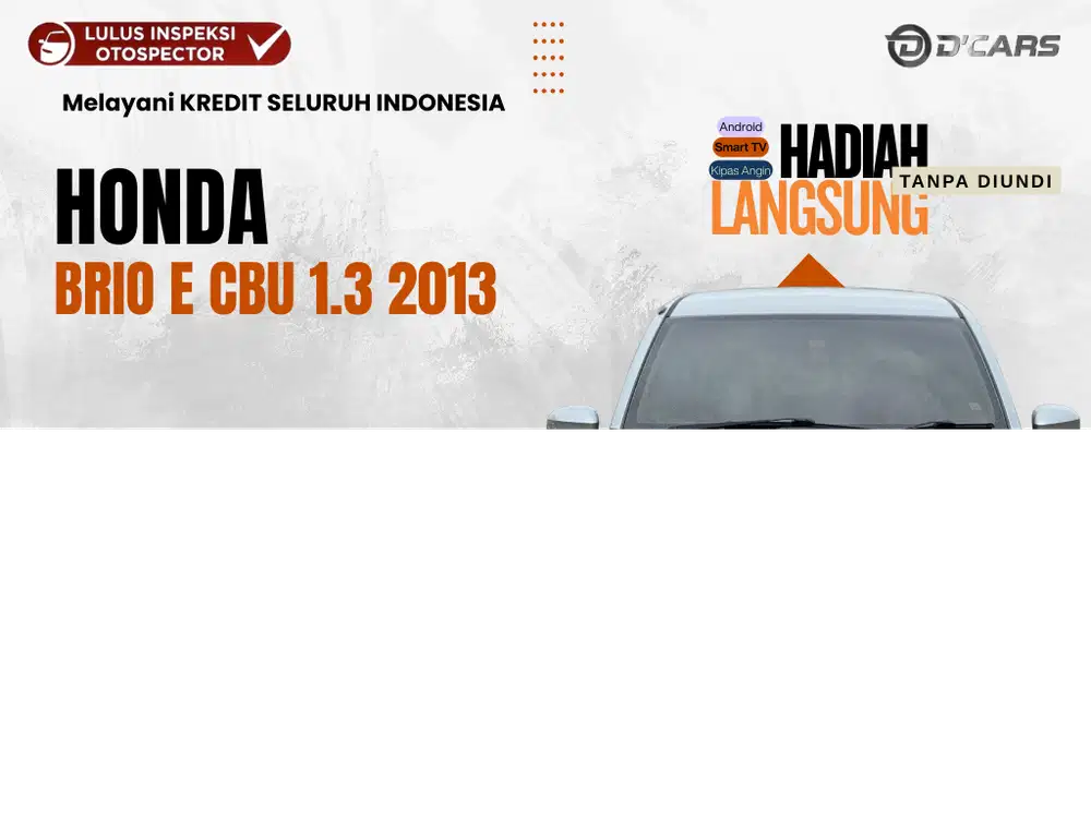 HONDA BRIO E 1.3 CBU 2013 LOW KM ISTIMEWA AD
