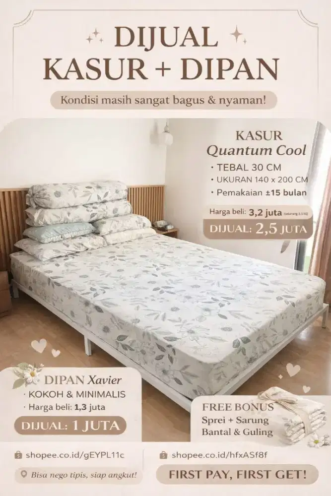 Kasur dingin 140x200