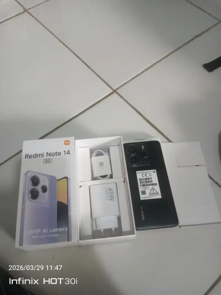 Hp xiomi note 14 5g 8/256 (open box)
