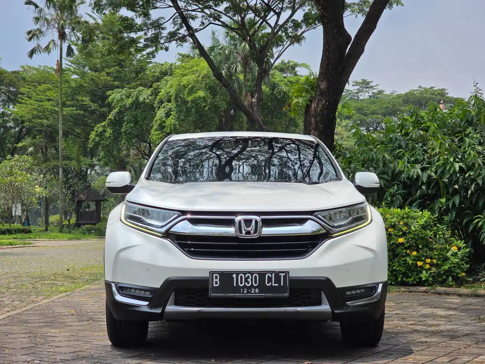 KM.77.RB|TDP 35.JT| CRV PRESTIGE TURBO 1.5 AT 2018 PUTIH SEGER!! CR-V