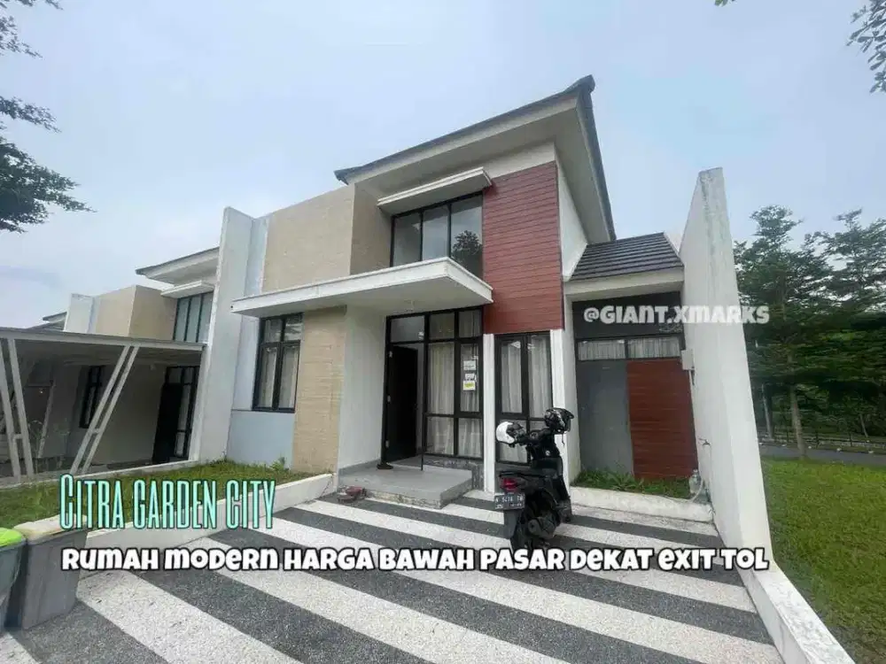 Rumah Modern Harga Bawah Pasar dekat Exit tol di Citra Garden Malang