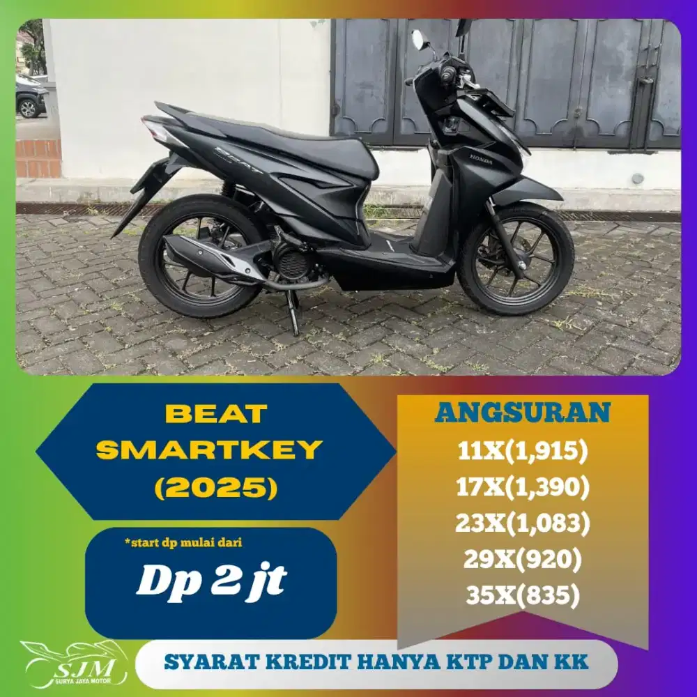 HONDA BEAT SMARTKEY 2025 SIAP PAKAI