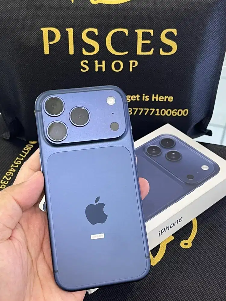 IPHONE 17 PRO 256 IBOX BH100 MULUS FULSET RESMI