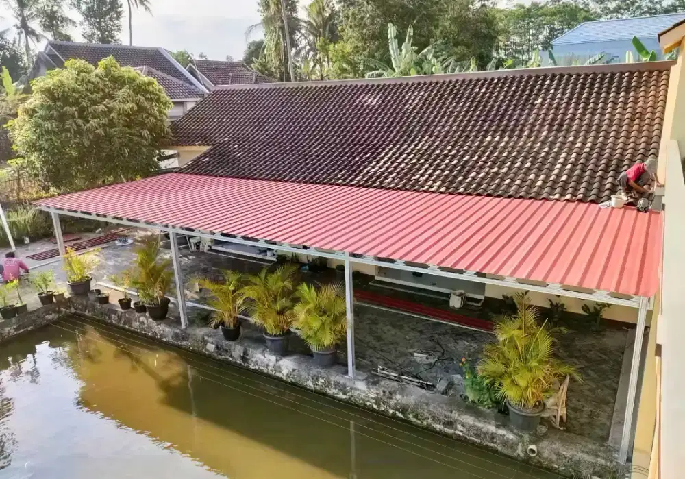 Pasang baja ringan dan garasi