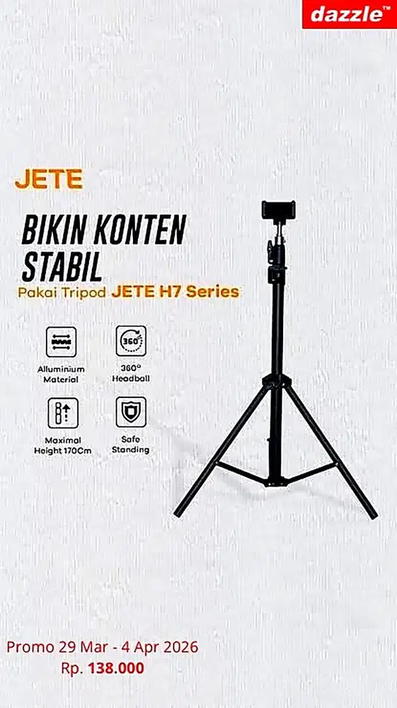 Tripod Jete H7 series