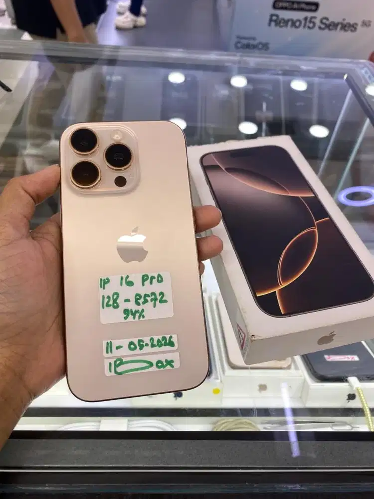 Iphone 16 Pro 128 Dessert garansi ibox on 11-05-2026