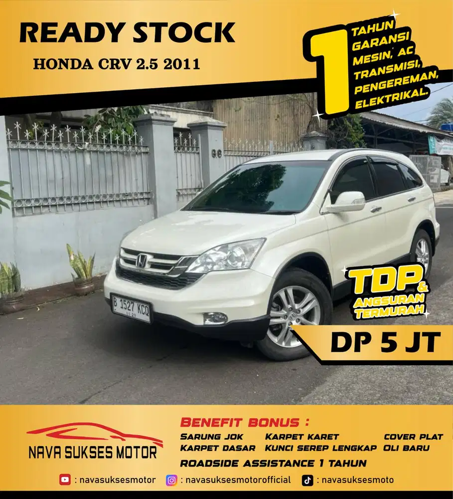 TDP 5 JUTA - CRV 2.4 2011