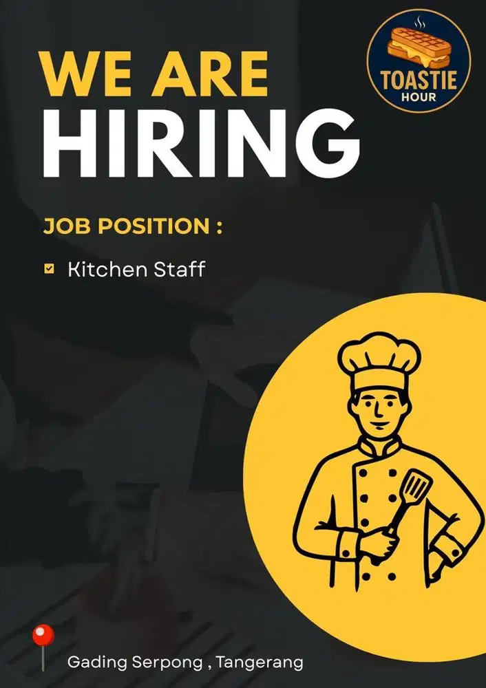 Kitchen staff for cafe