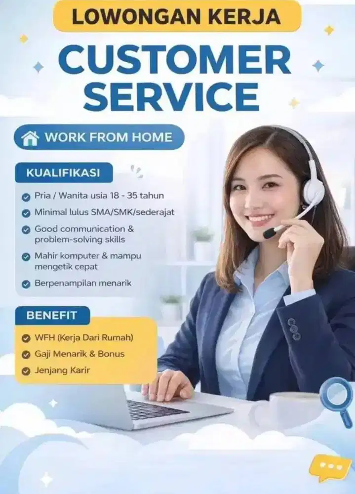 Dibutuhkan segera Customer Service
