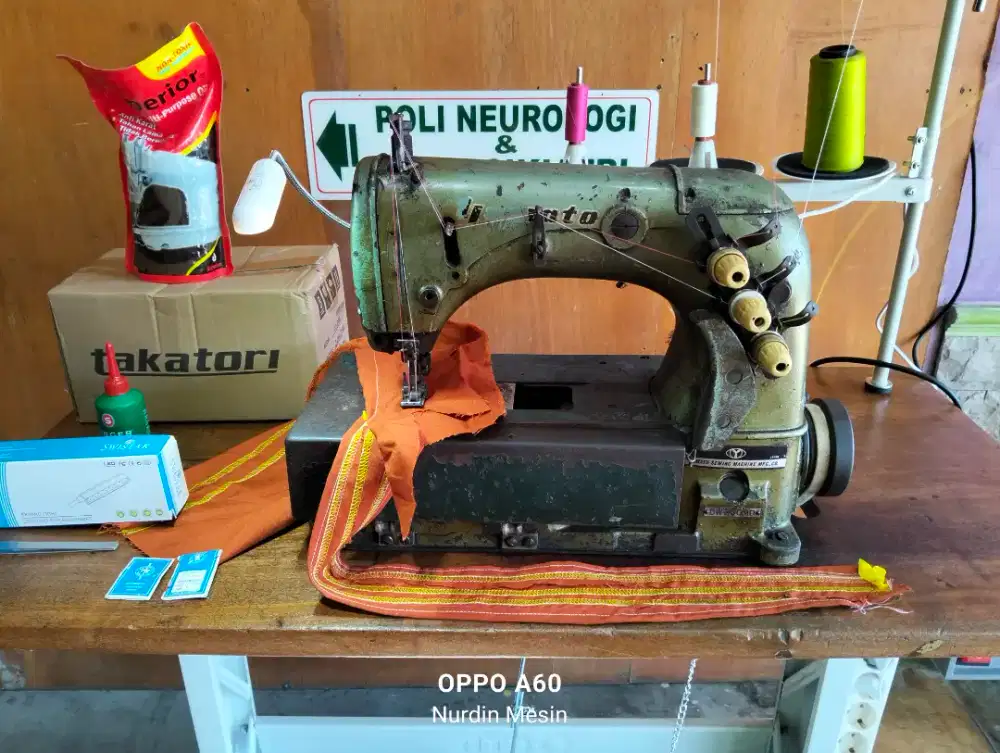 Mesin Overdeck YAMATO DW100MD Ori Made in Japan siappakai