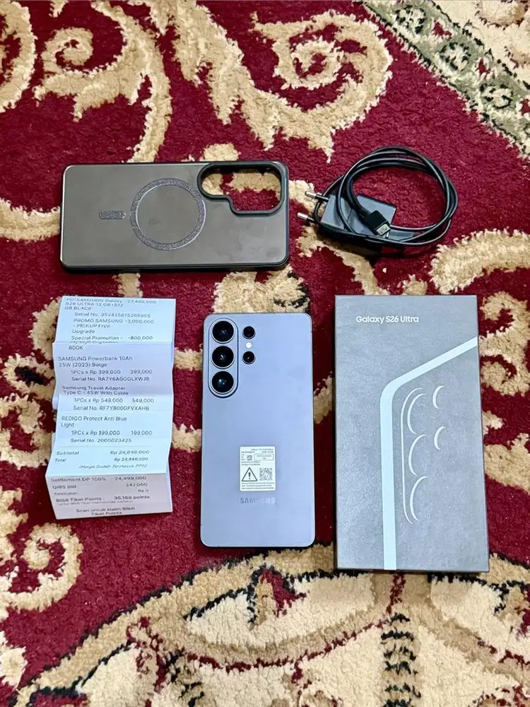 Samsung S26 Ultra 12/512gb SEIN NETT baru buka aja