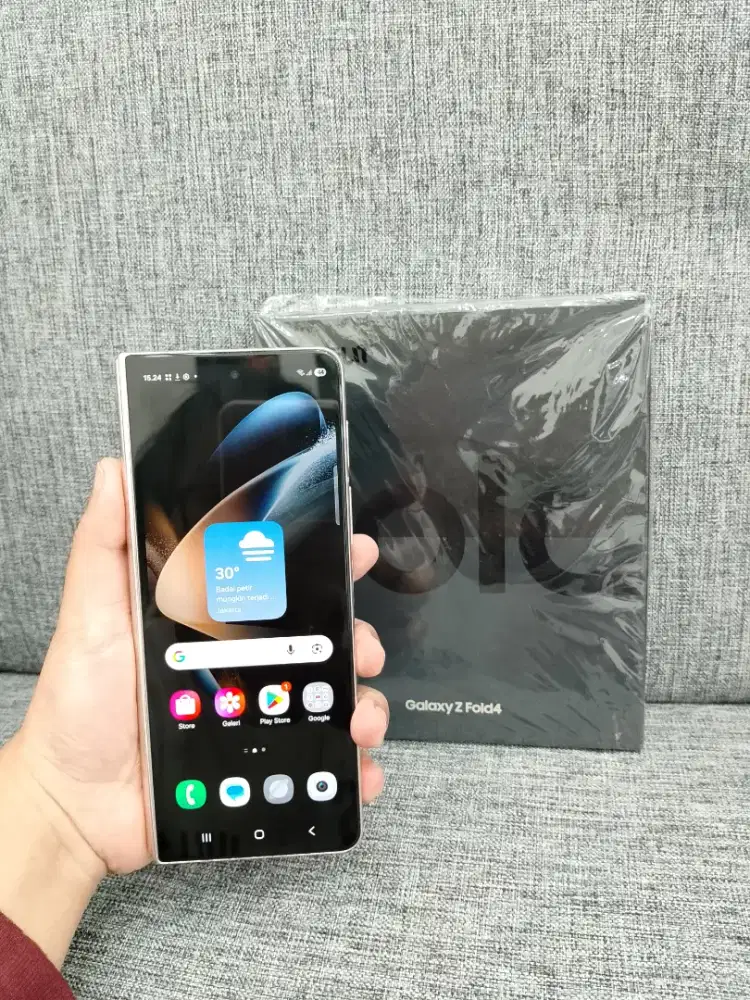 Samsung Z Fold 4 5G 12/256 Fulset ori resmi sein no minus mulus