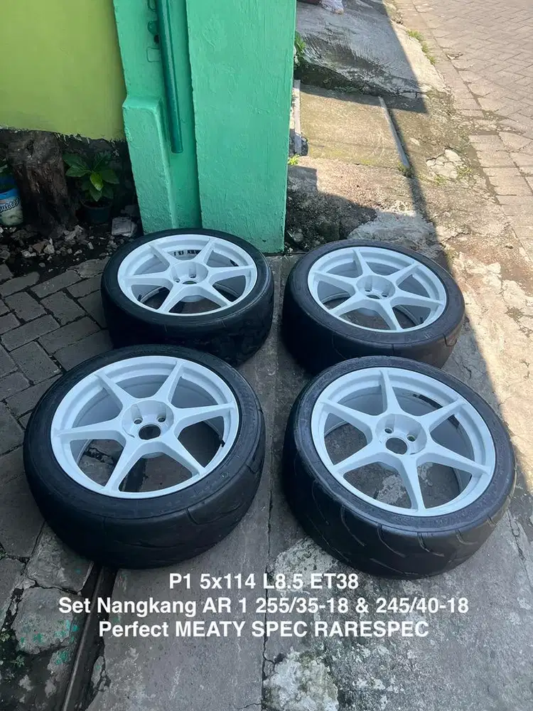 Velg R18 P1 5x114 L8.5 ET38 Set Nankang AR 1 255/35&245/40 22&20 MEATY